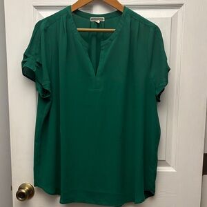 Pleione Deep Green Blouse